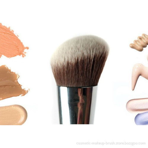 Makeup round kabuki brush long handle